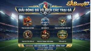 giải bóng đá vô địch các trại gà